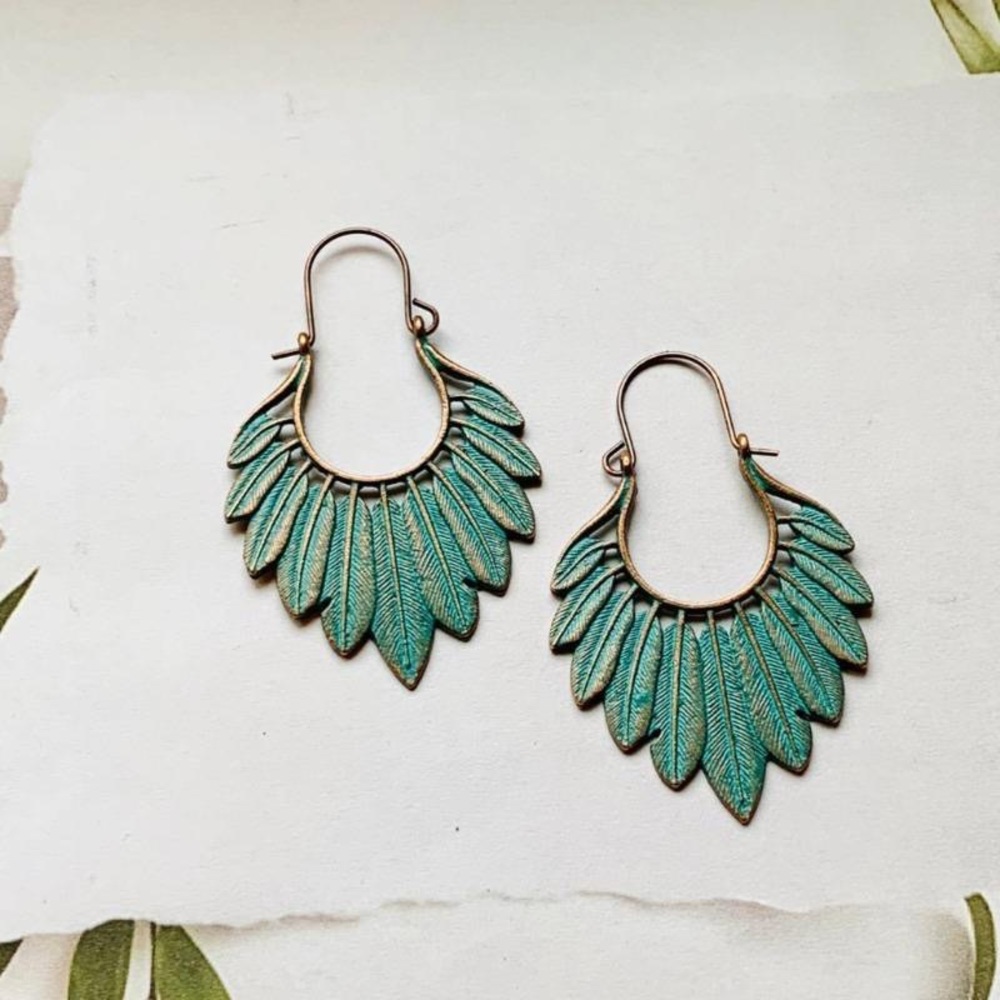 Copper Boho Earrings